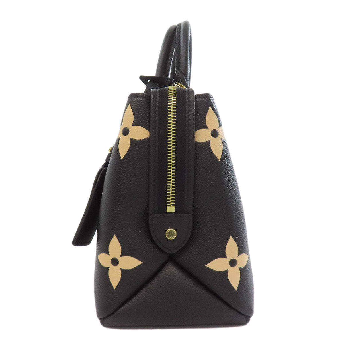 LOUIS VUITTON Handbag Ann Platt black Petit Palais PM