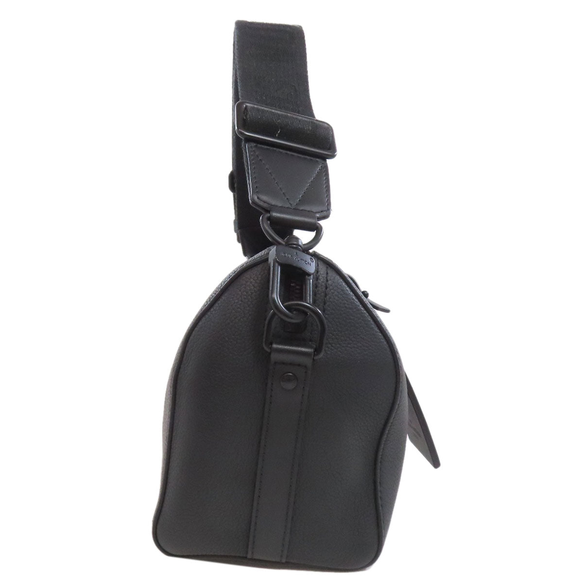 LOUIS VUITTON Shoulder Bag Calfskin black Keepall S Aerogram