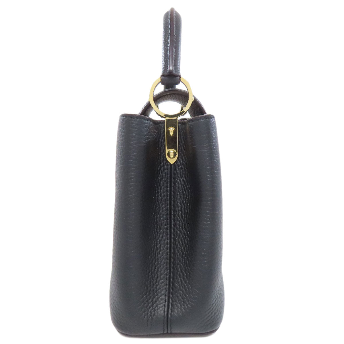 LOUIS VUITTON Handbag Calfskin black Capusine BB