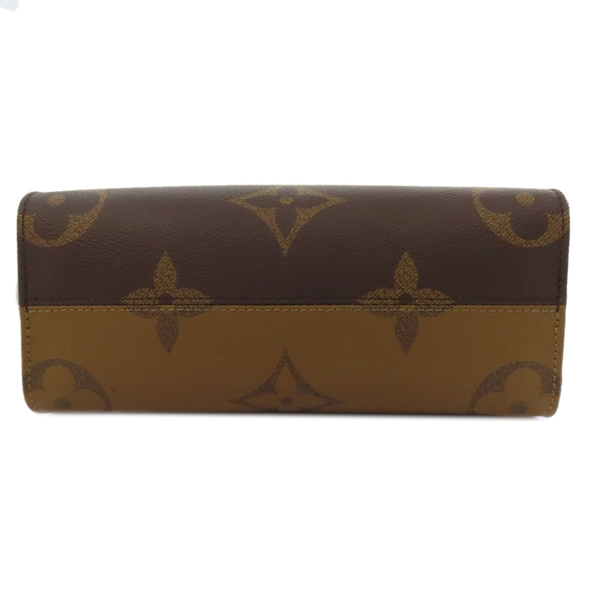 LOUIS VUITTON Handbag Giant monogram canvas Brown On the Go PM