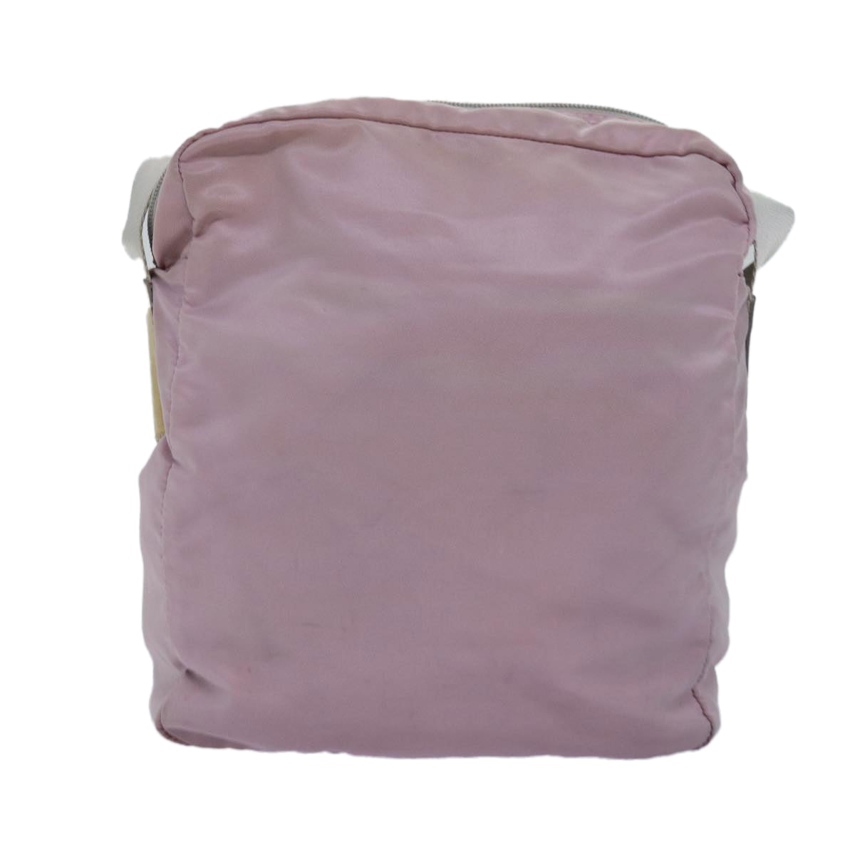 PRADA Shoulder Bag Nylon Pink Auth 75822
