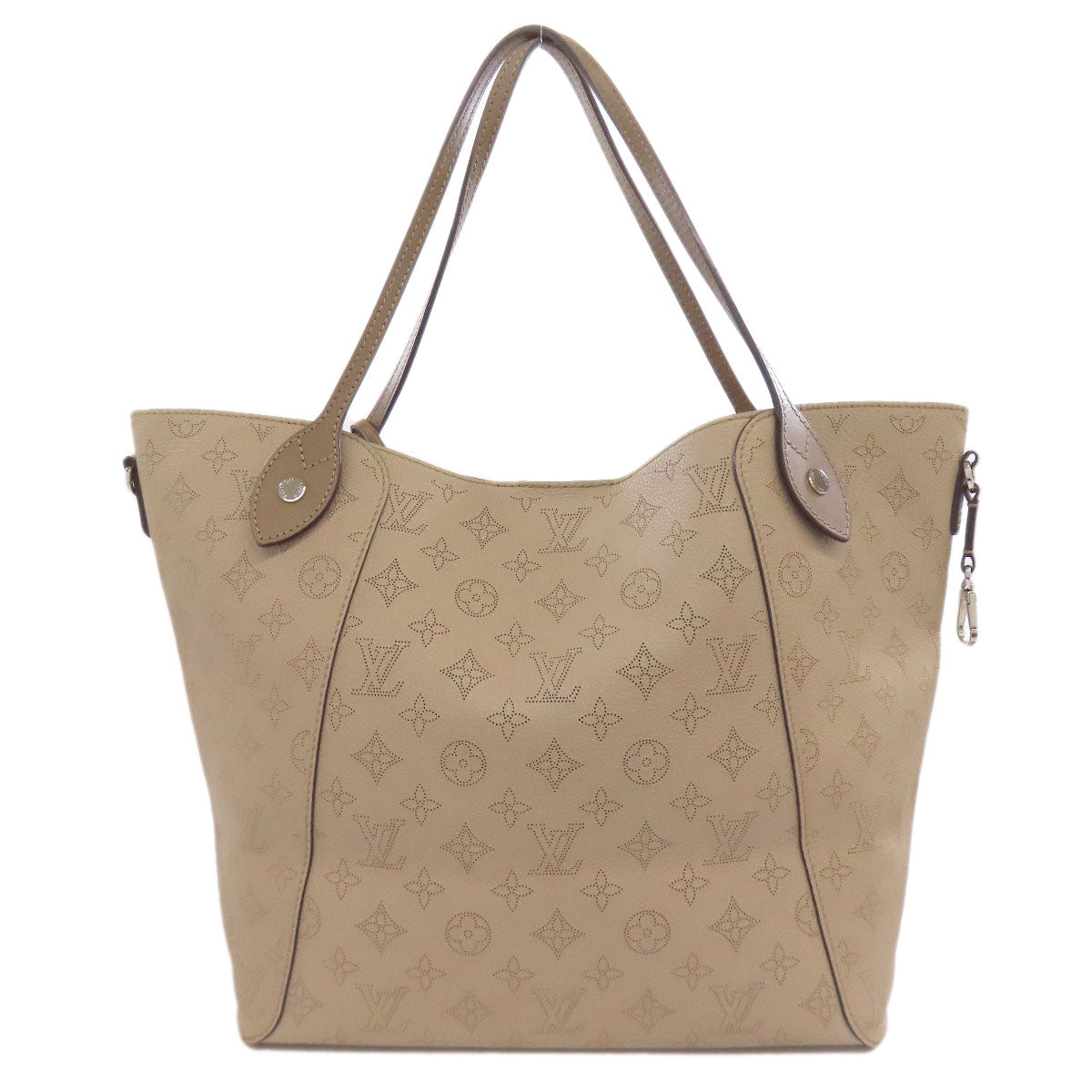 LOUIS VUITTON Tote Bag Mahina leather beige Hina MM