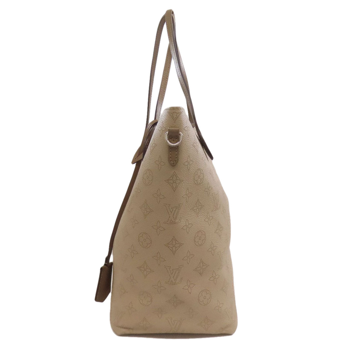 LOUIS VUITTON Tote Bag Mahina leather beige Hina MM