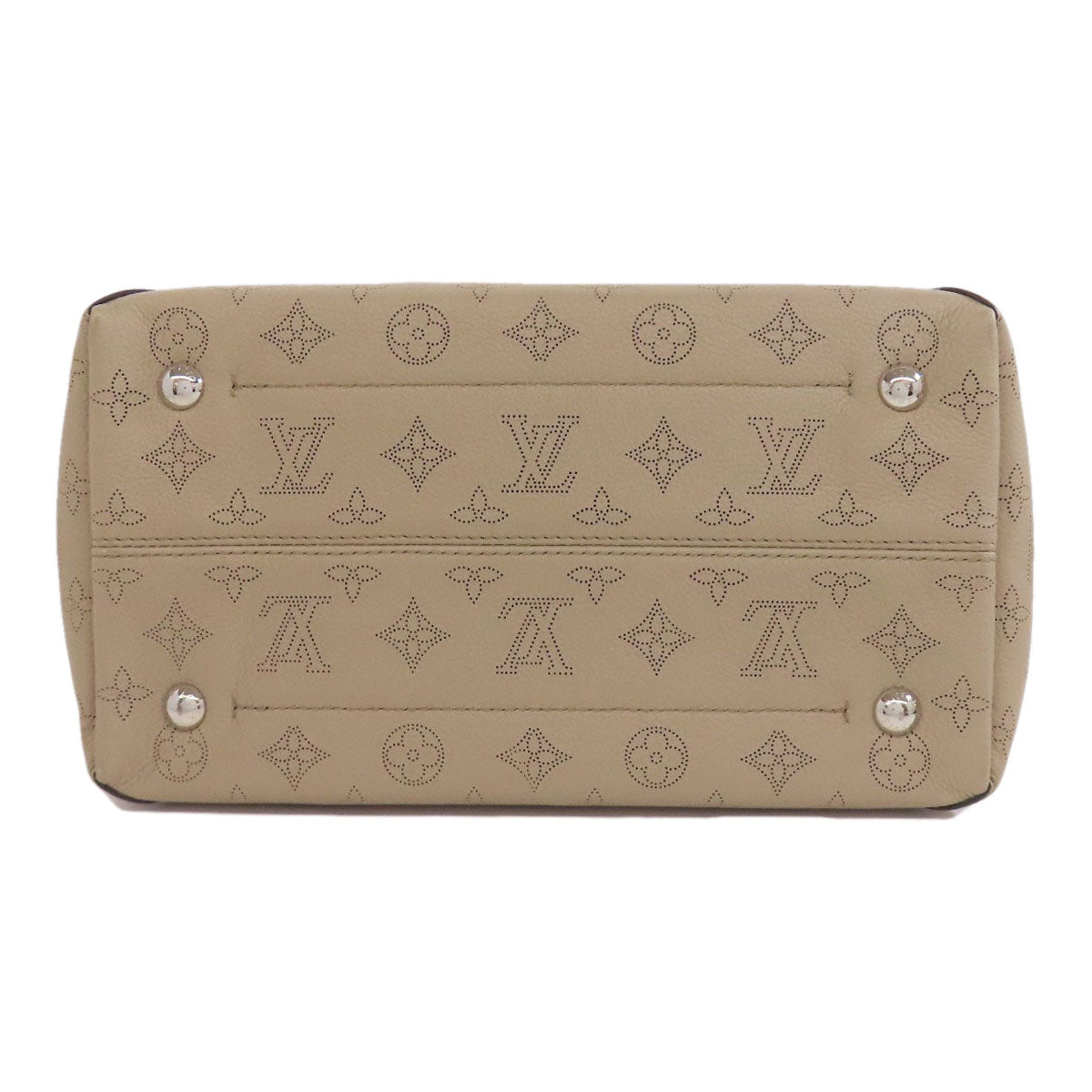 LOUIS VUITTON Tote Bag Mahina leather beige Hina MM
