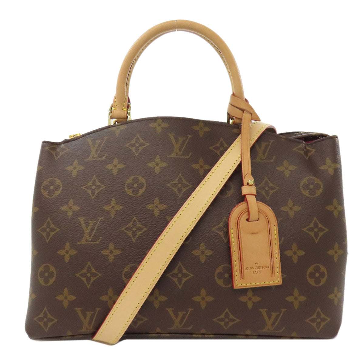 LOUIS VUITTON Handbag Monogram canvas Brown Petit Palais PM