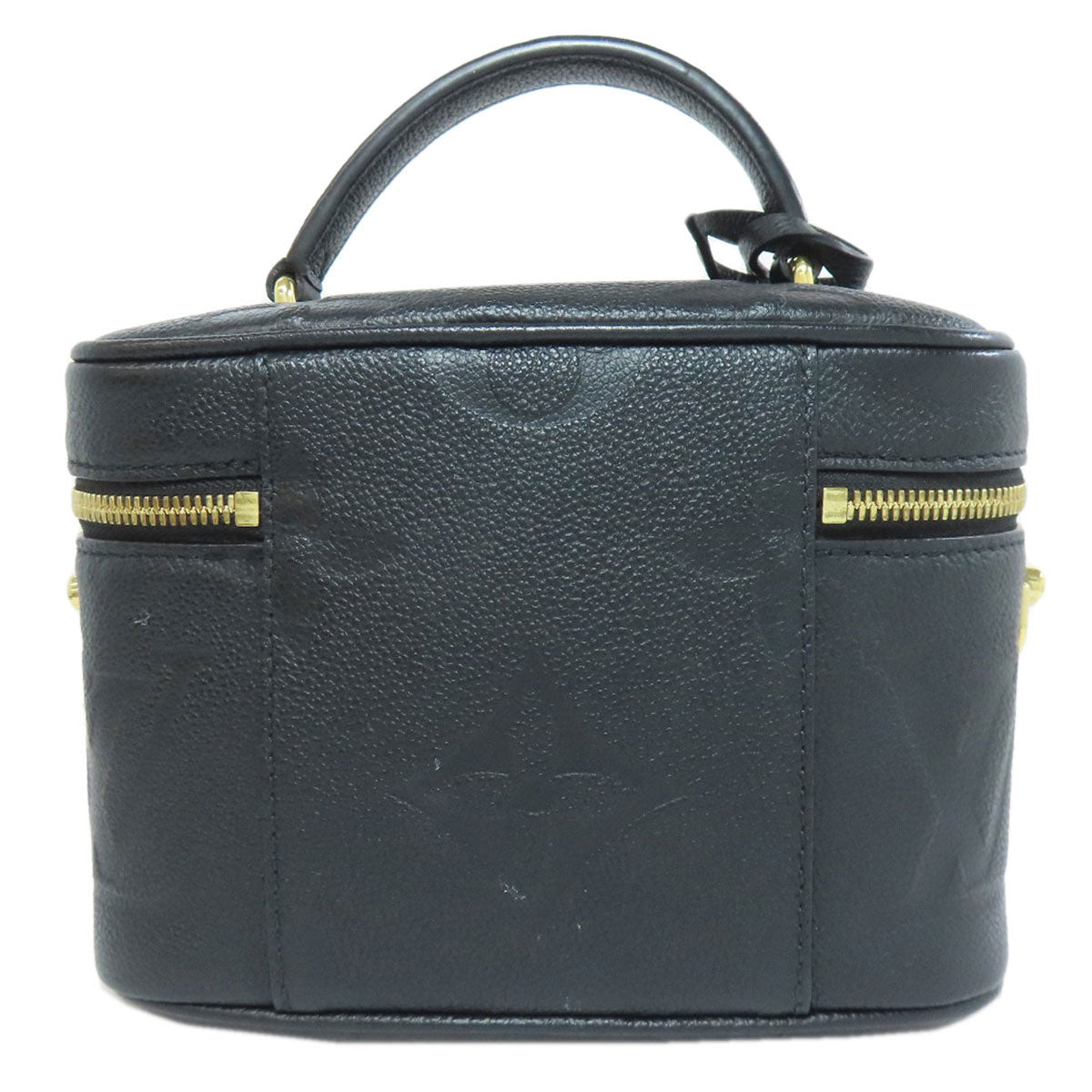 LOUIS VUITTON Handbag Ann Platt black Vanity PM