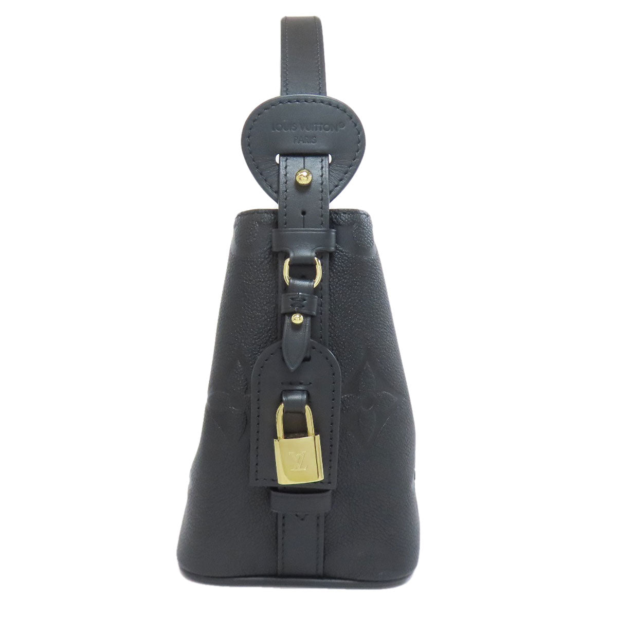 LOUIS VUITTON Handbag Ann Platt black All-in BB