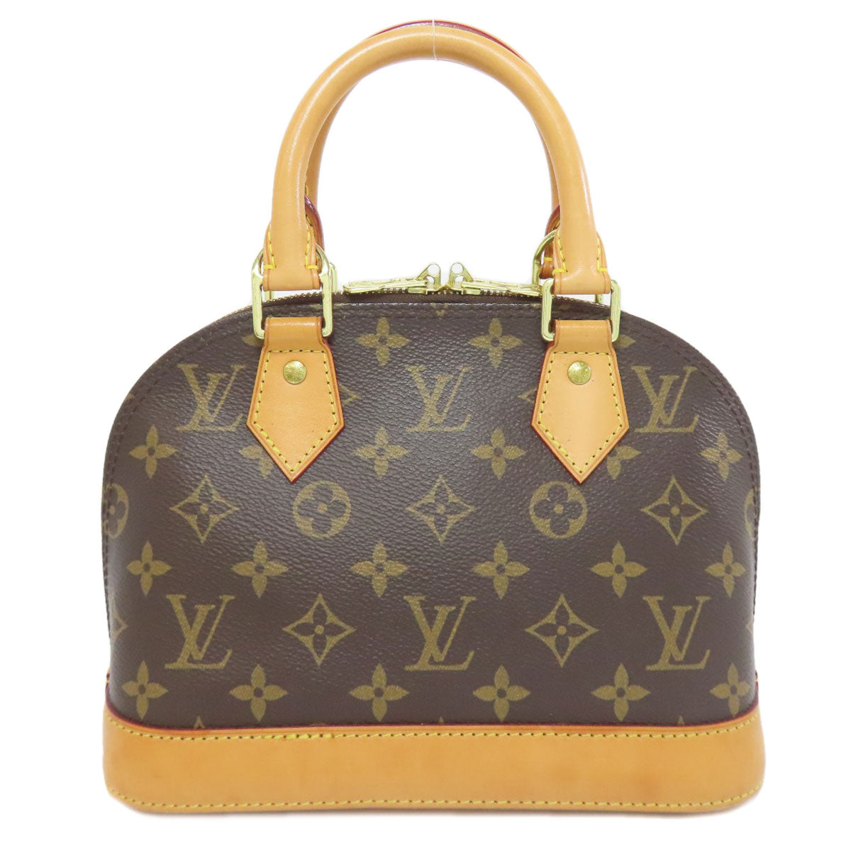 LOUIS VUITTON Handbag Monogram canvas Brown Alma BB