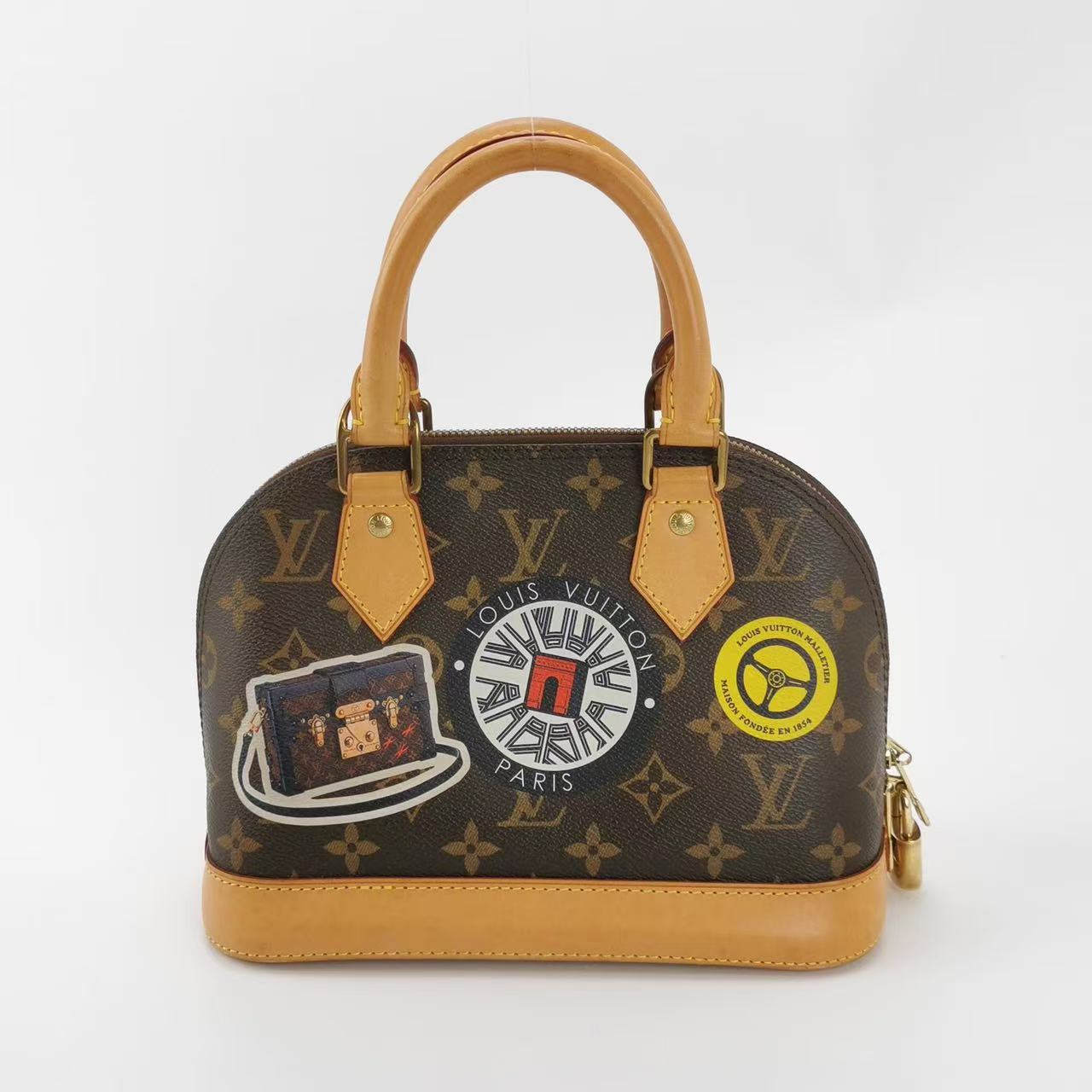 LOUIS VUITTON <br>Alma BB World Tour Bag