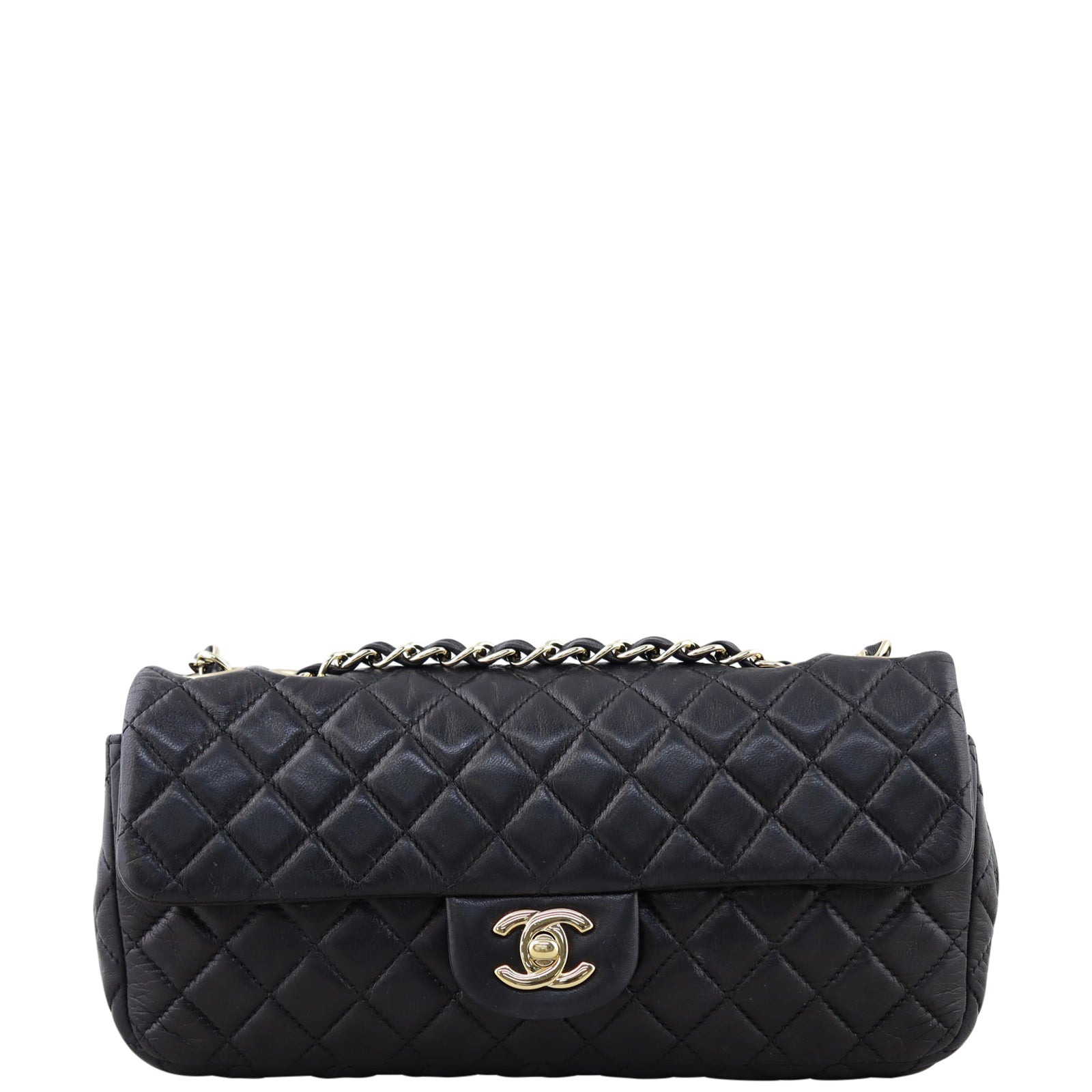 Chanel East West Valentine Flap Bag