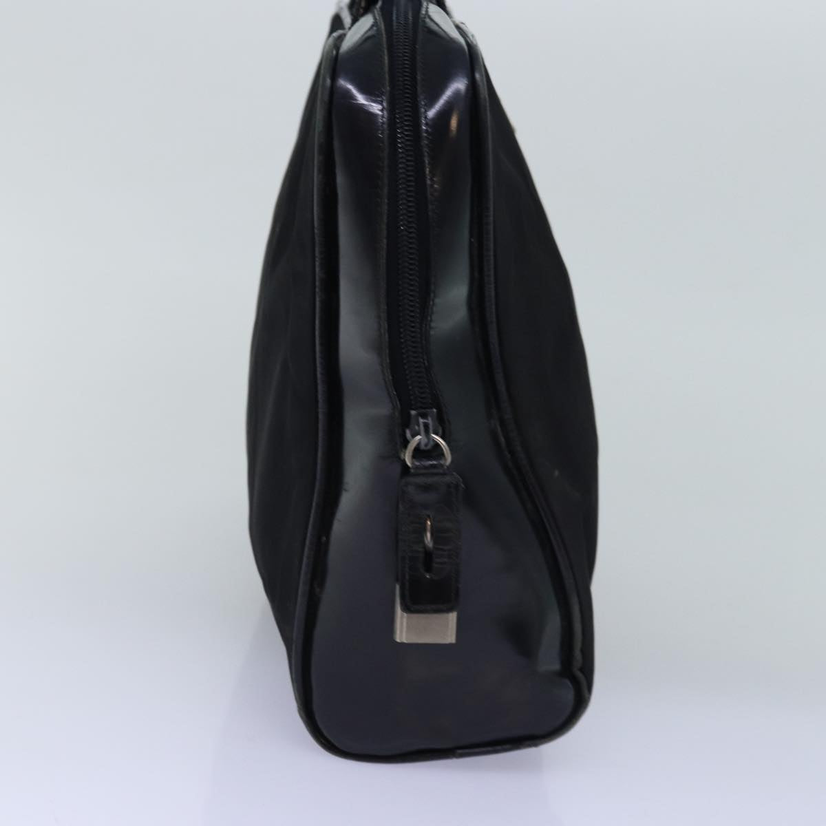 PRADA Shoulder Bag Nylon Black Auth 76453