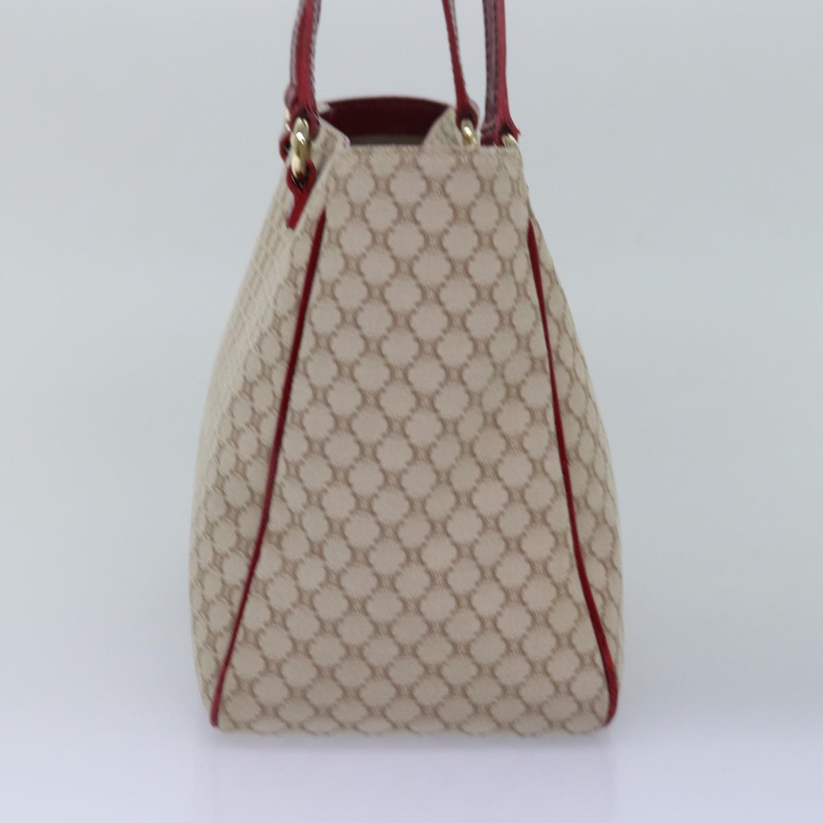 Luxury CELINE Macadam Canvas Hand Bag Beige 76899