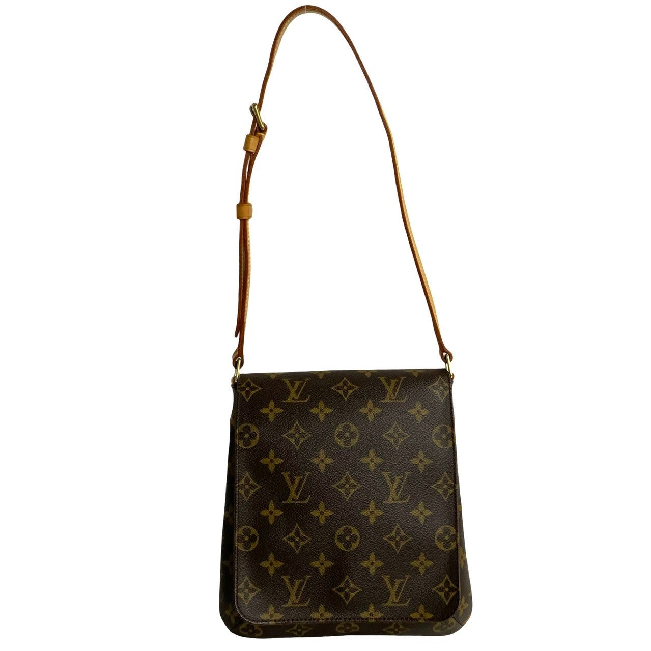 LOUIS VUITTON Shoulder Bag Leather, PVC Brown Monogram Mtte salsa short mens(Unisex)