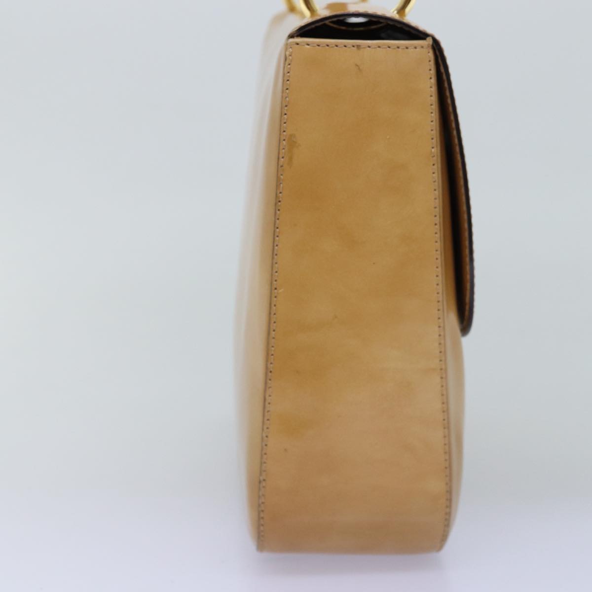 Luxury CELINE Shoulder Bag Enamel Beige 77195