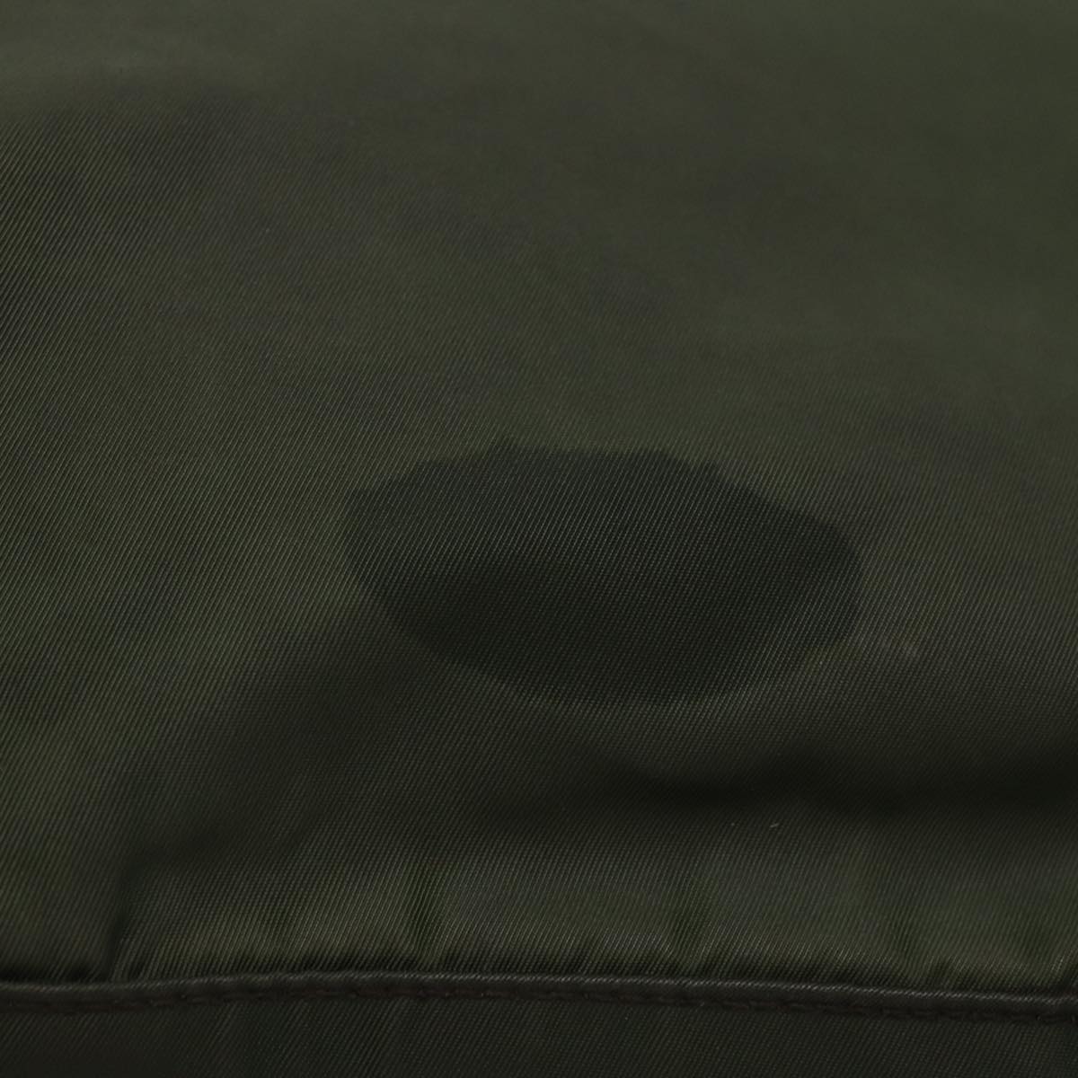 PRADA Tote Bag Nylon Khaki Auth 77212