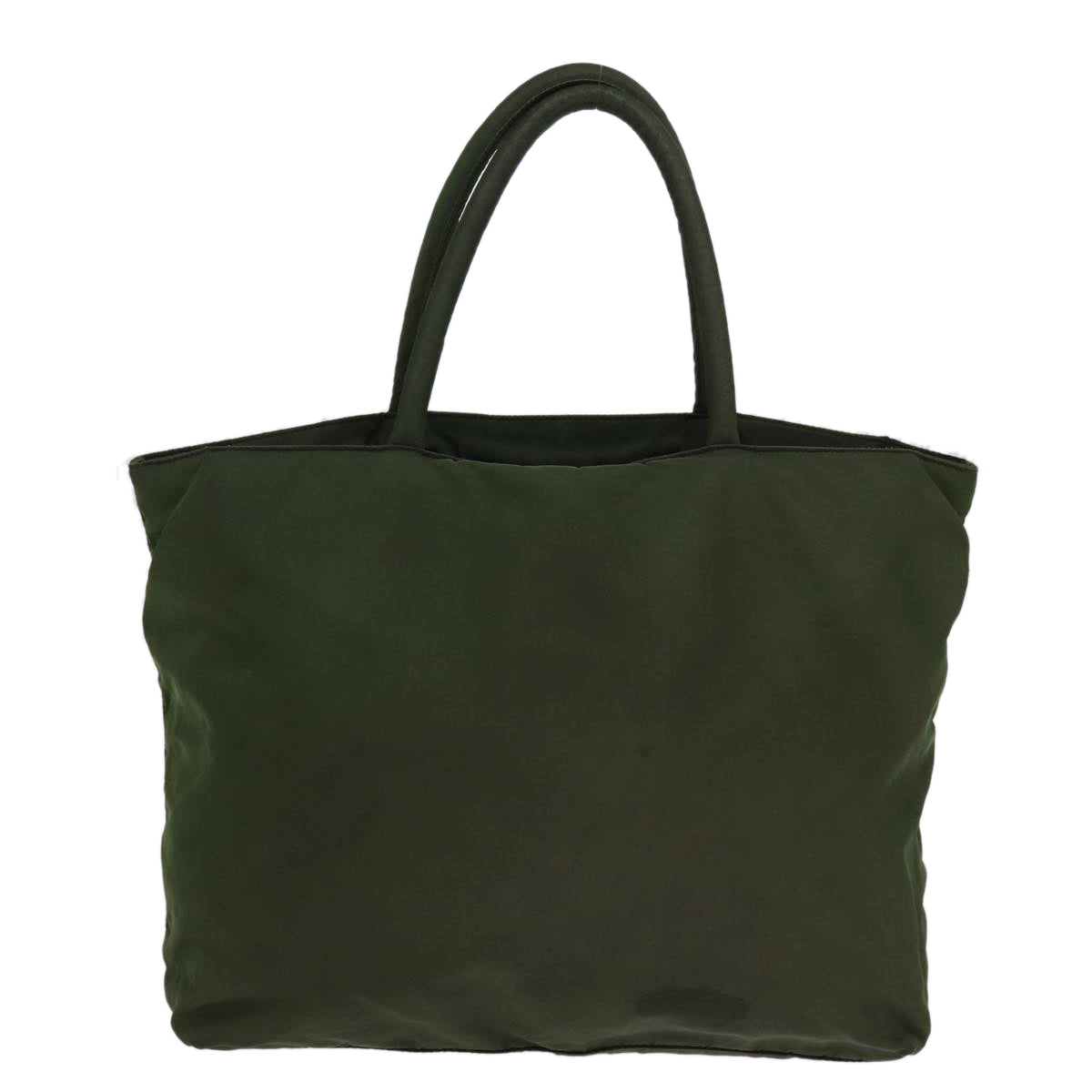 PRADA Tote Bag Nylon Khaki Auth 77212