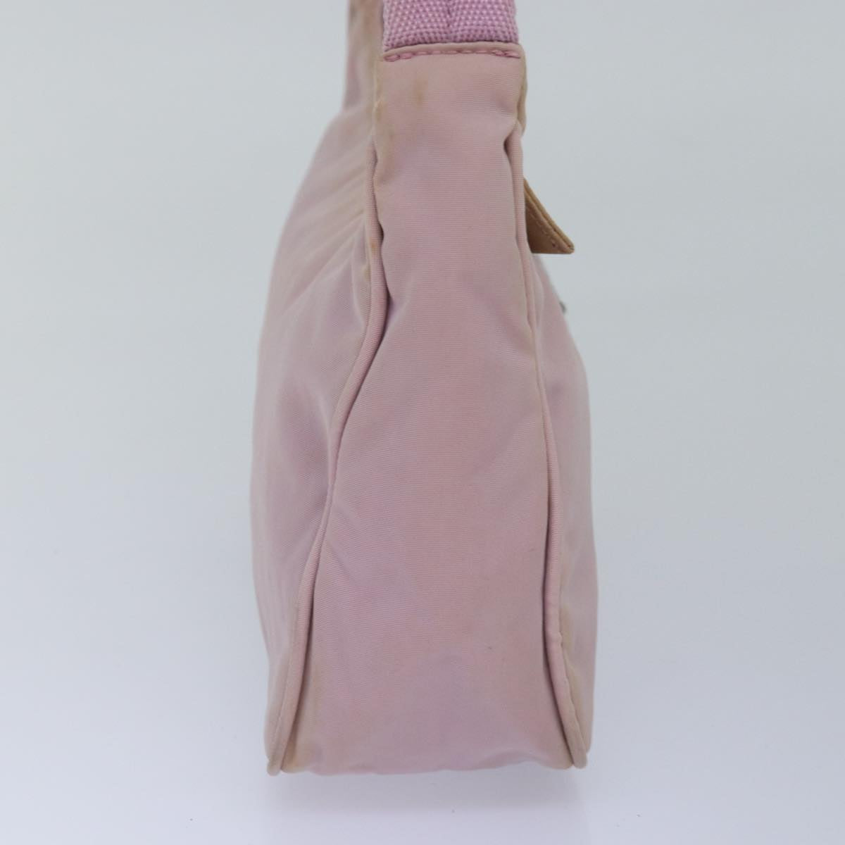 PRADA Hand Bag Nylon Pink Auth