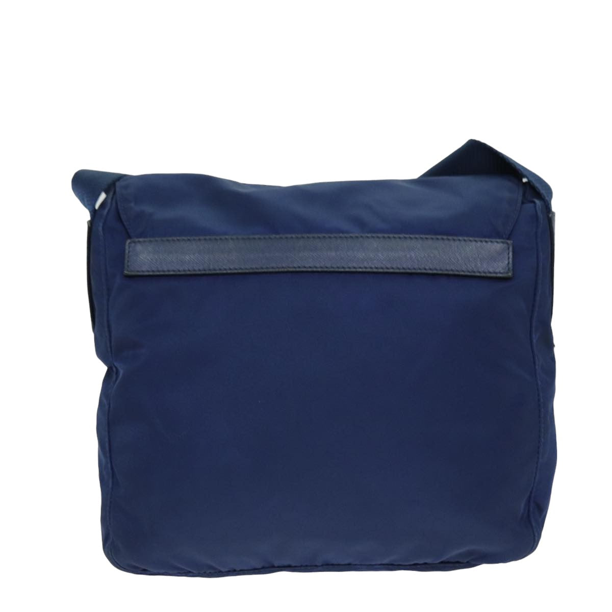 PRADA Shoulder Bag Nylon Blue Auth