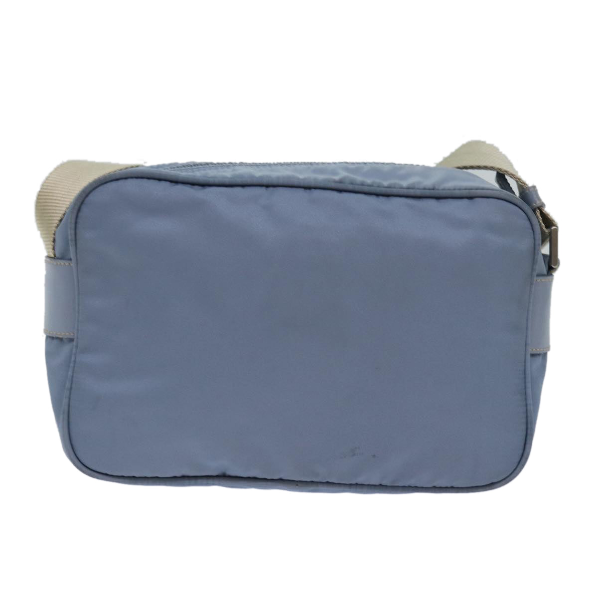 PRADA Shoulder Bag Nylon Light Blue Auth 78256