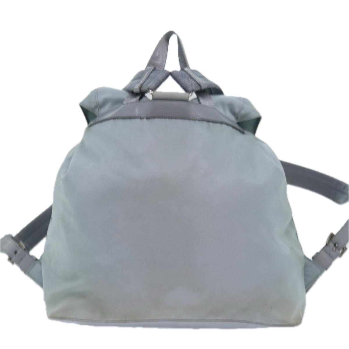 PRADA Shoulder Bag Nylon Light Blue Auth