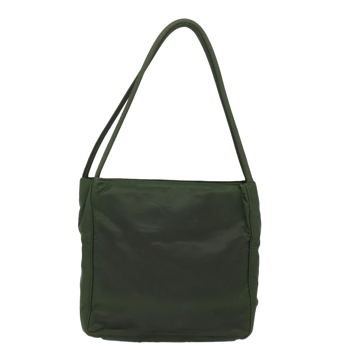 PRADA Tote Bag Nylon Khaki Auth 78259