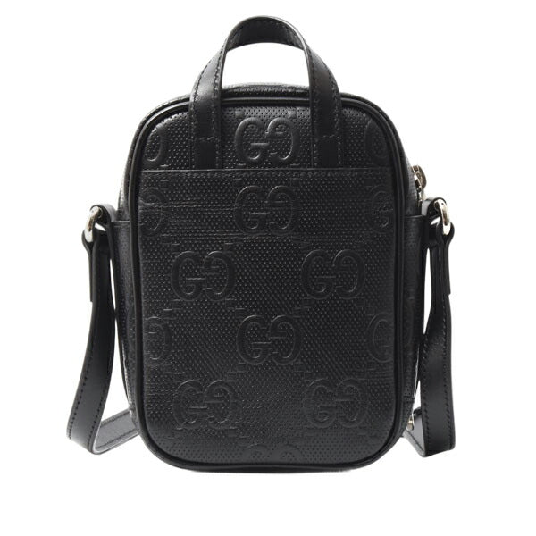 Gucci GG Embossed Leather Shoulder Bag