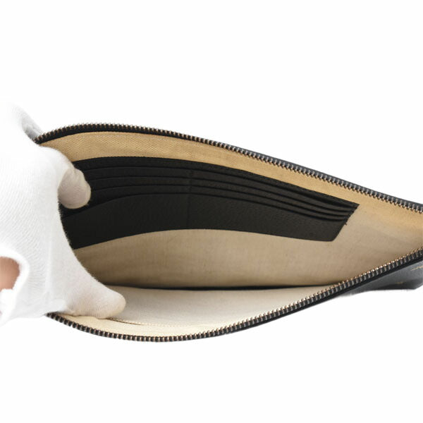 Gucci Bee Star Leather Clutch Bag
