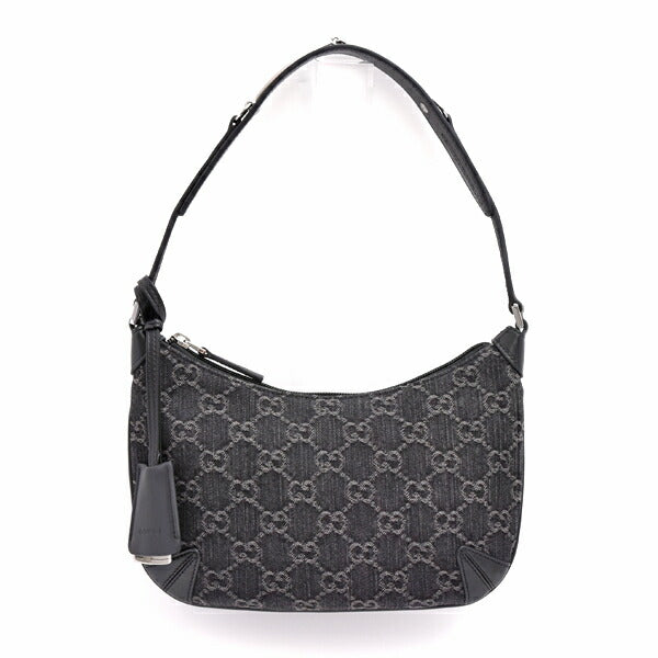 Gucci Horsebit GG Denim Shoulder Bag