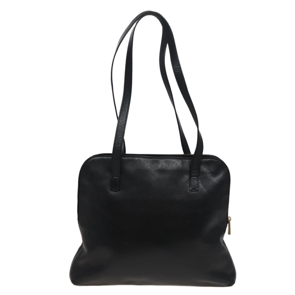 Luxury CELINE Shoulder Bag Leather Black 78547