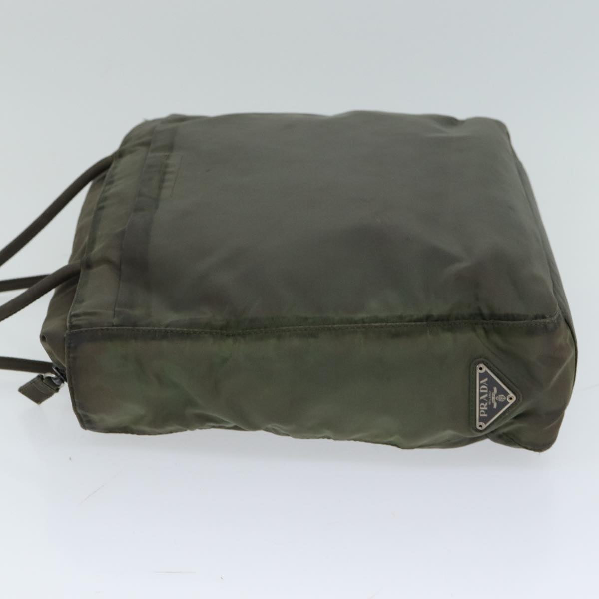 PRADA Tote Bag Nylon Khaki Auth