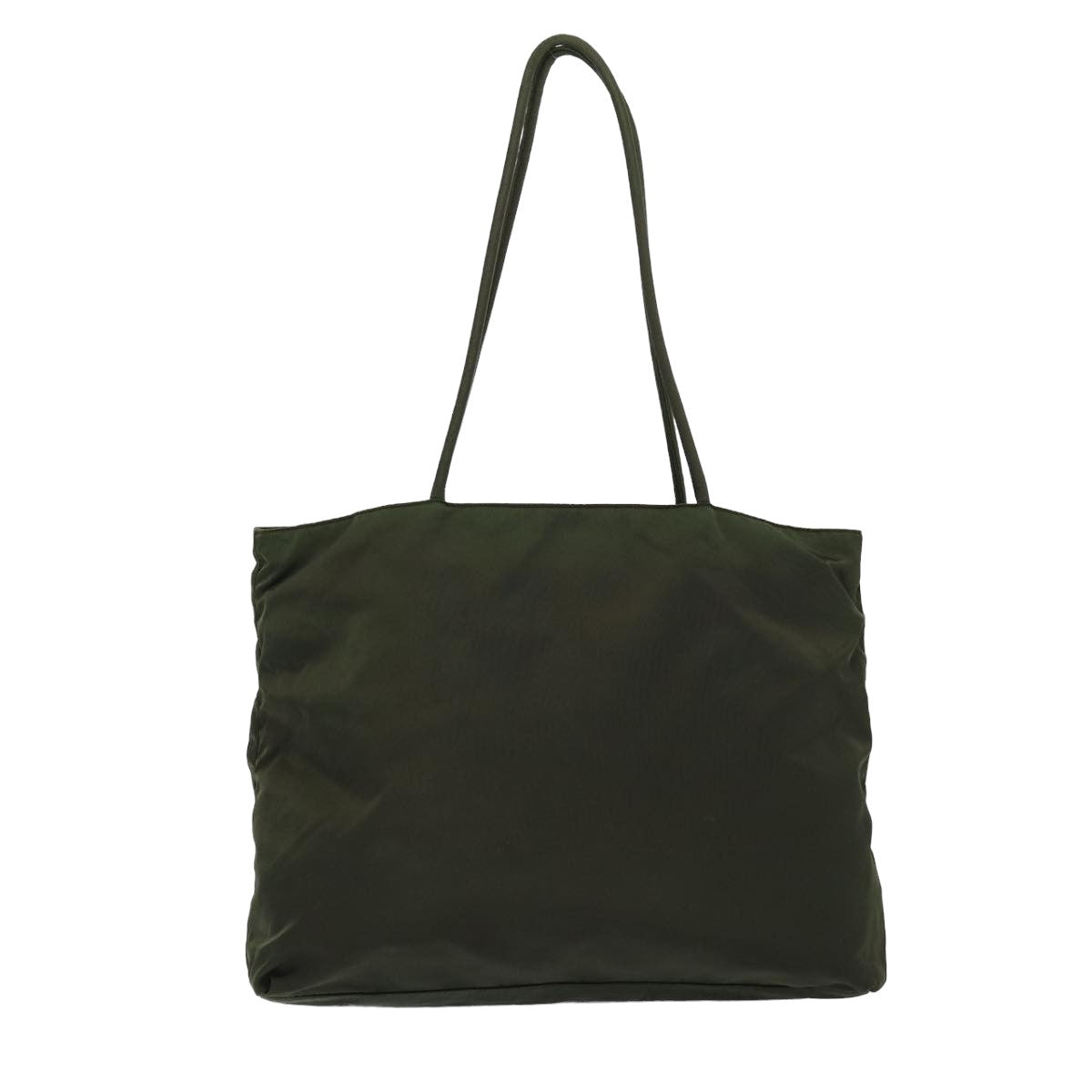 PRADA Tote Bag Nylon Khaki Auth