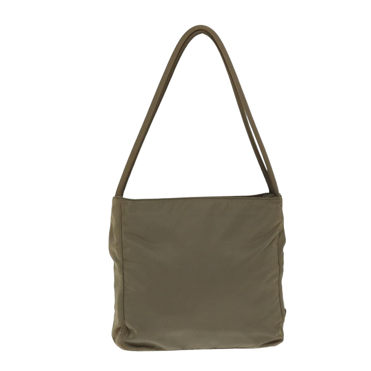 PRADA Hand Bag Nylon Brown Auth