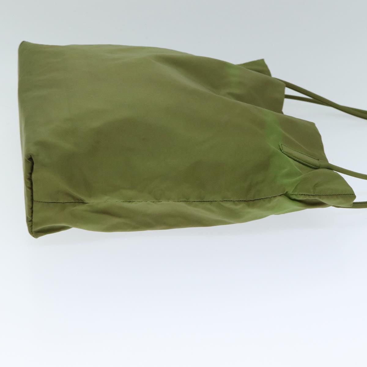 PRADA Tote Bag Nylon Khaki Auth