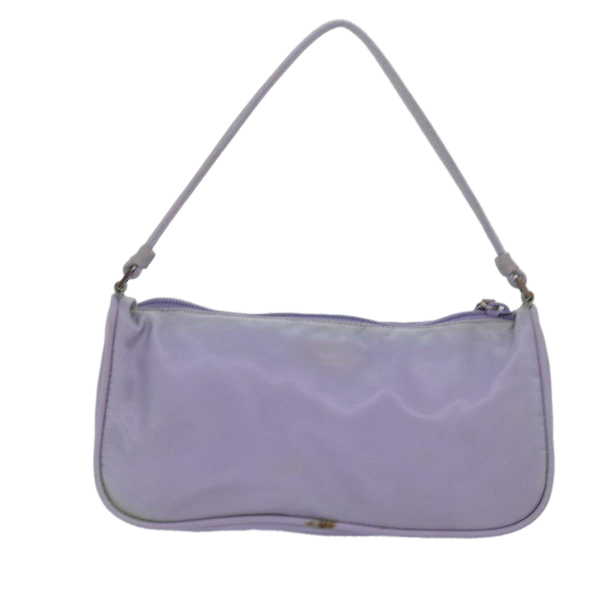 PRADA Accessory Pouch Nylon Purple Auth Luxury Handbag