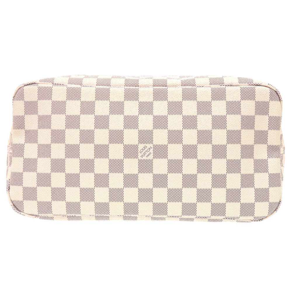 Luxury Women's Tote Bag | LOUIS VUITTON Tote Bag Damier Azur Canvas white Damier Azur New Neverfull MM