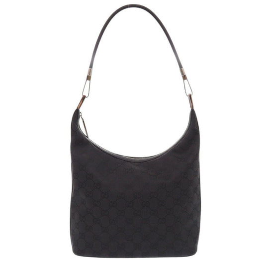GUCCI Shoulder Bag 01234 203419 GG canvas black