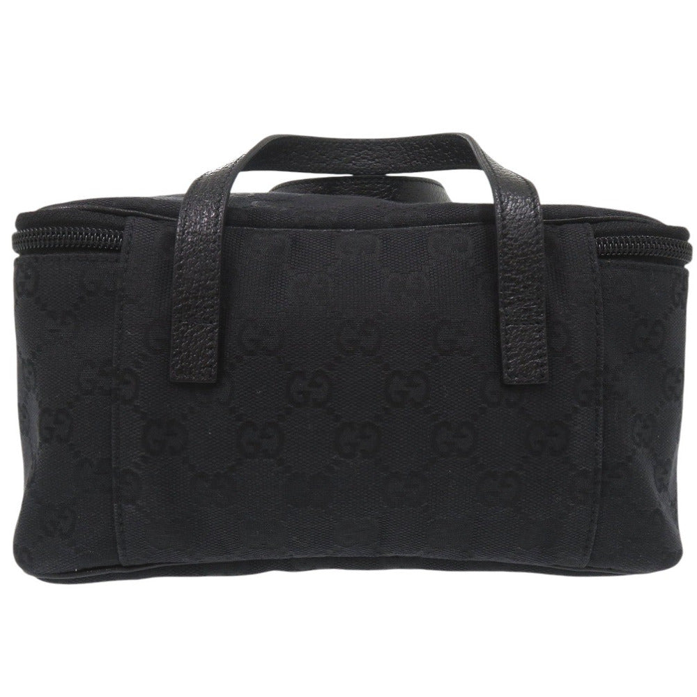 GUCCI Pouch 124540 GG canvas black Vanity bag Cosmetics Pouch GG Women