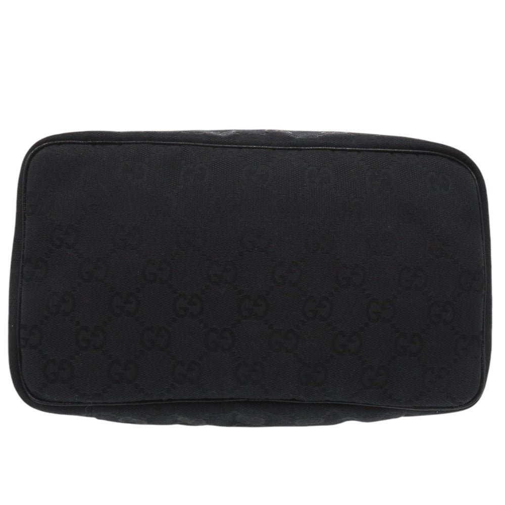 GUCCI Pouch 124540 GG canvas black Vanity bag Cosmetics Pouch GG Women