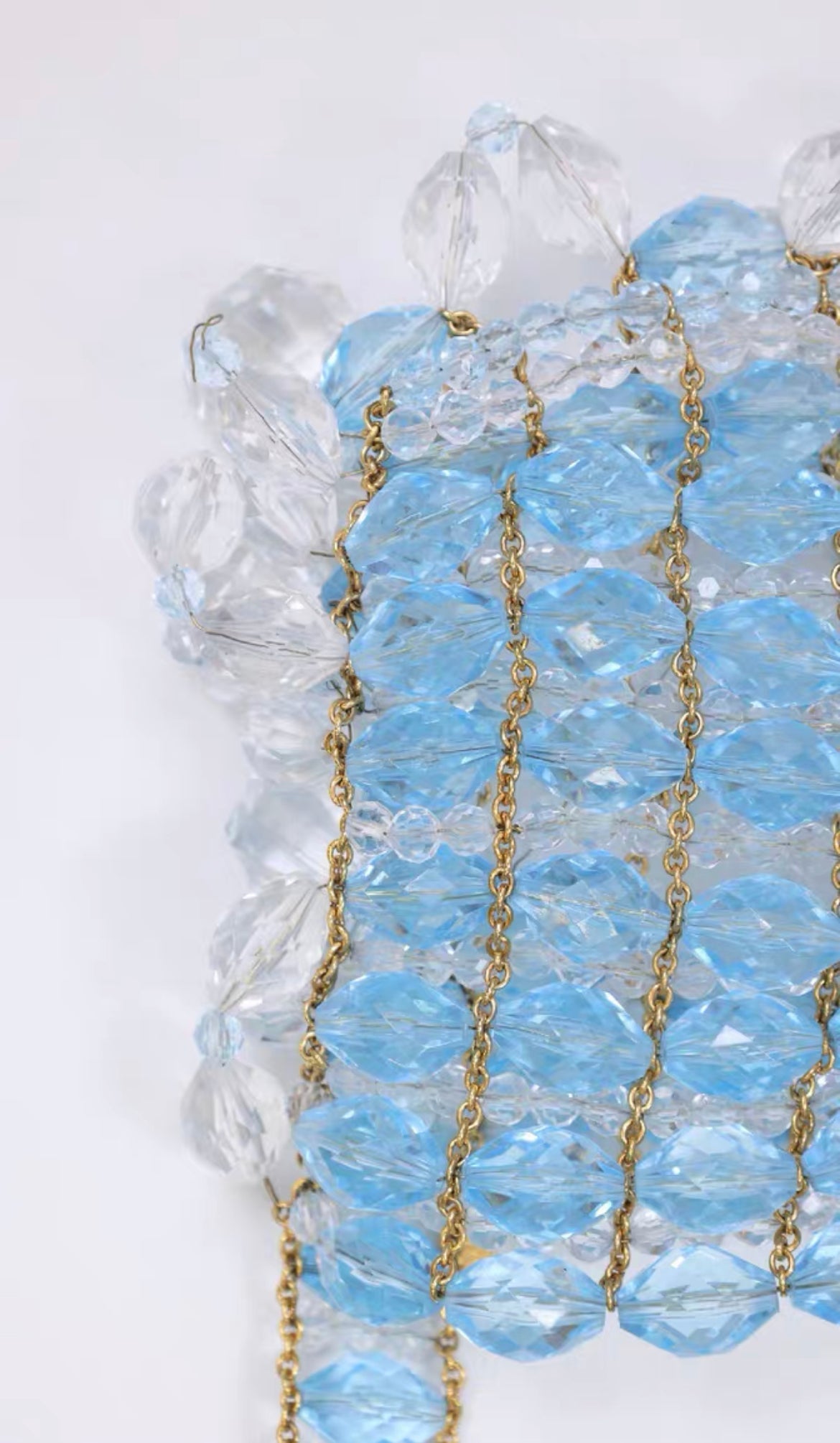 Chanel 1997 Runway Rare Blue Clutch MinaudiÃ¨re Bag