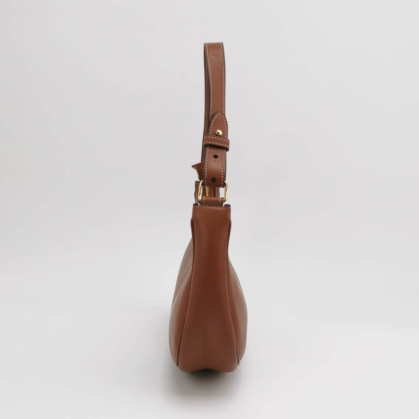 Celine Ava Hobo Natural Tan Brown Leather Shoulder Bag