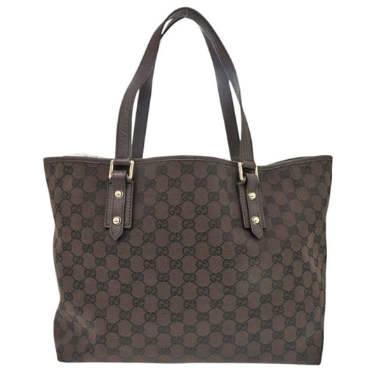 GUCCI Tote Bag GG canvas Brown