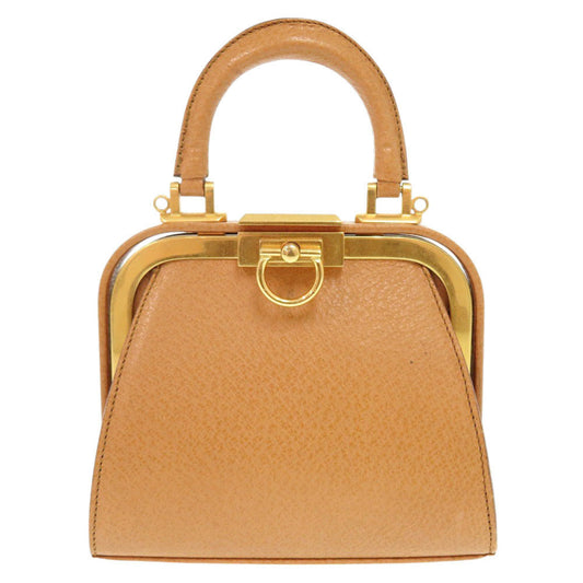 Christian Dior Handbag leather Brown With logo Women