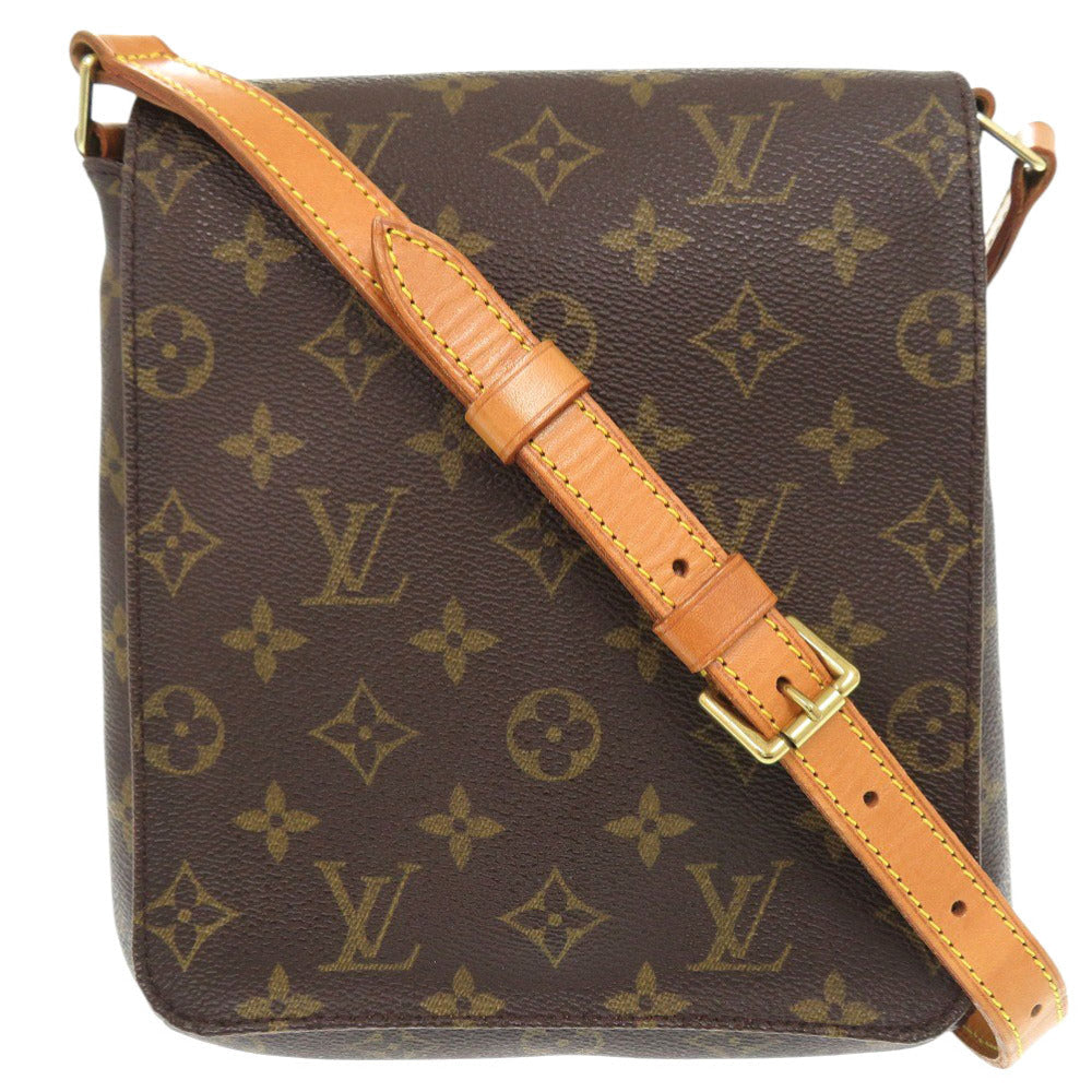 LOUIS VUITTON Shoulder Bag Monogram PVC coated canvas, leather Brown strap Monogram Mtte Salsa Short Women