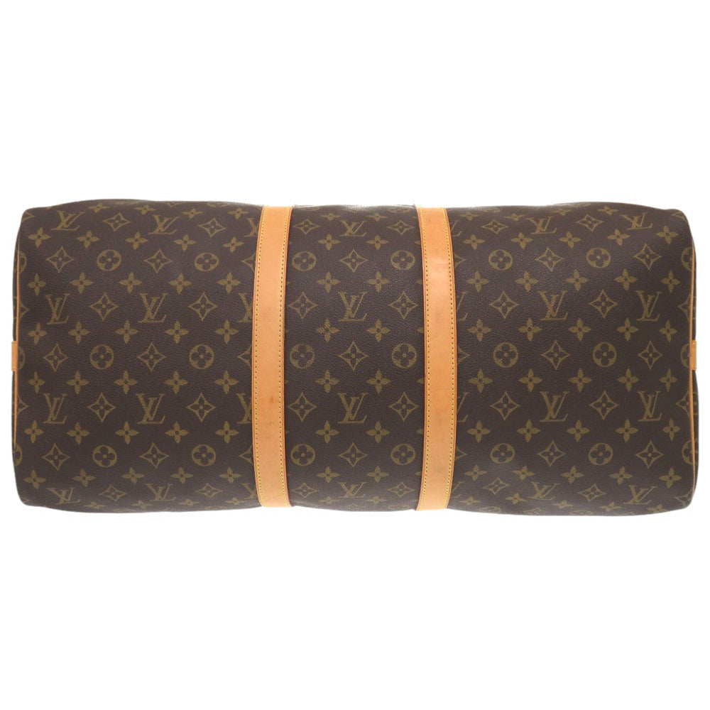Luxury Women's Handbag | LOUIS VUITTON Boston Duffel bag Monogram canvas Brown Monogram Keepall bandouliere55