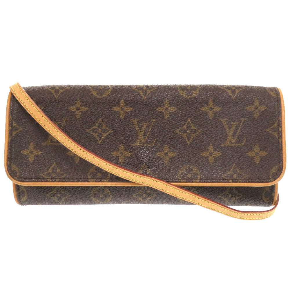 LOUIS VUITTON Shoulder Bag Monogram canvas Brown Monogram Pochette Twin GM
