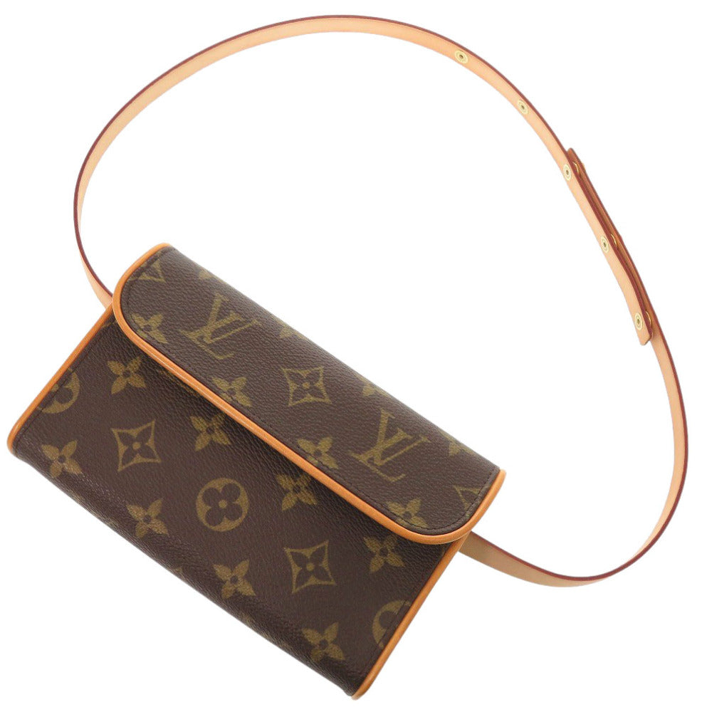 LOUIS VUITTON Waist bag Monogram canvas Brown Monogram Pochette Florentine