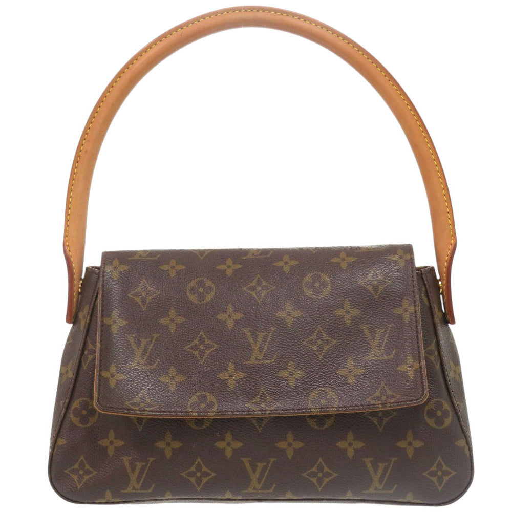 LOUIS VUITTON Handbag Monogram canvas Brown Monogram Mini Looping