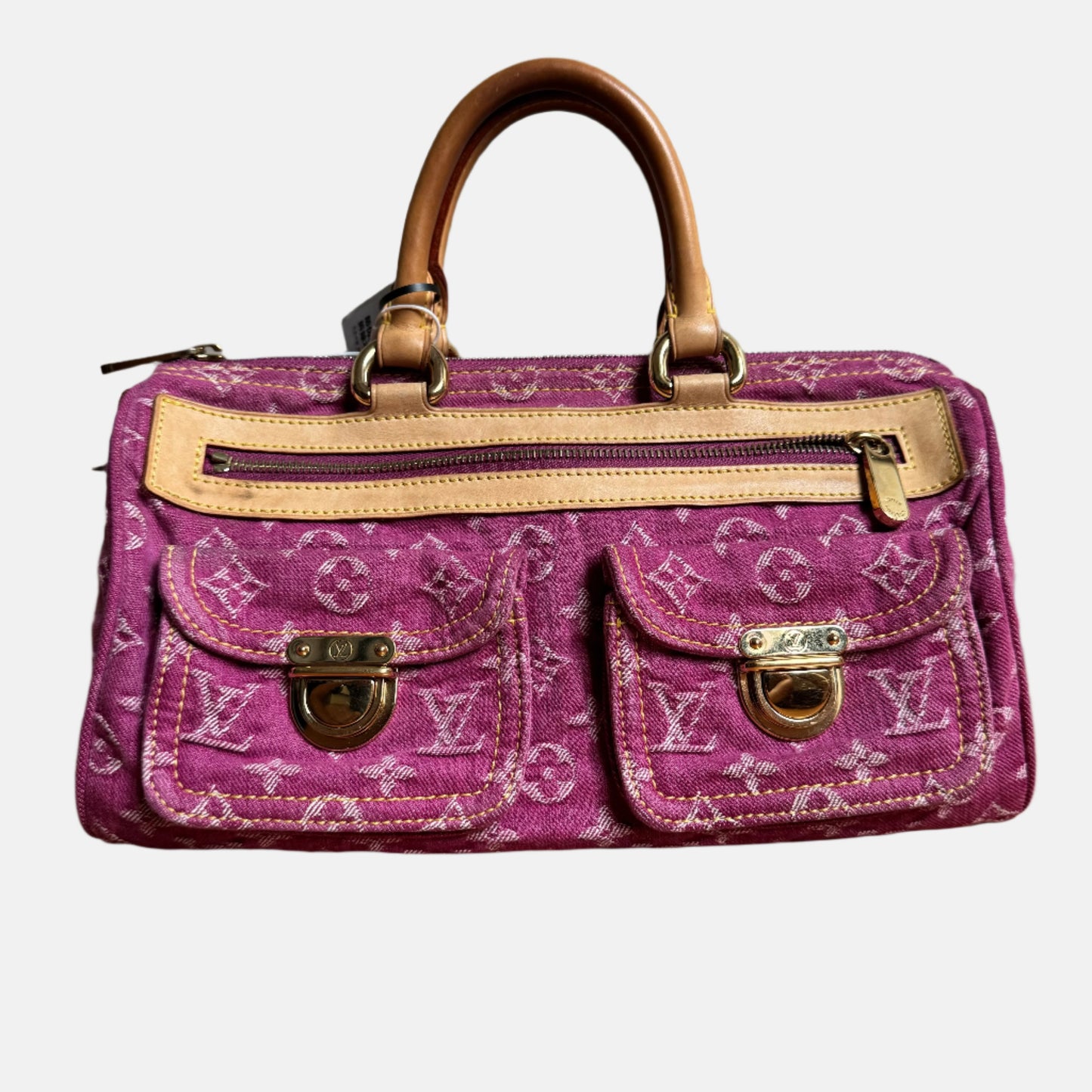 Louis Vuitton Denim Neo Boston Bag Pink