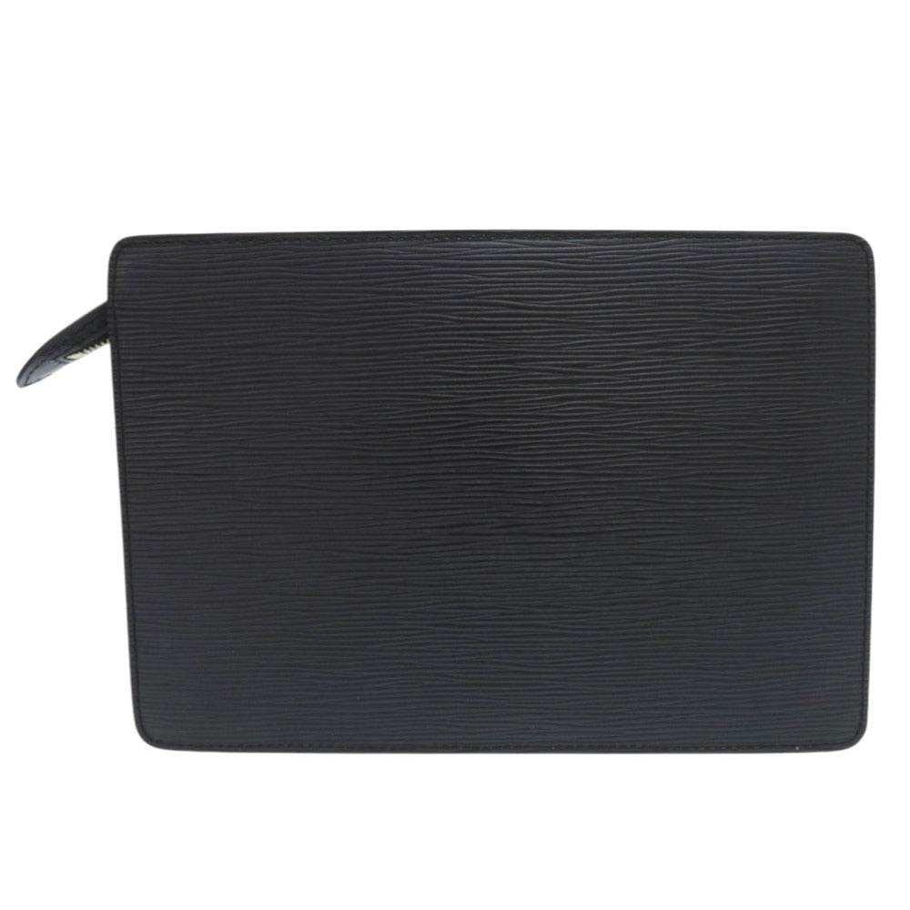 Designer Women's Crossbody Bag | LOUIS VUITTON Clutch bag Epi Leather Noir business bag Epi Pochette Homme mens