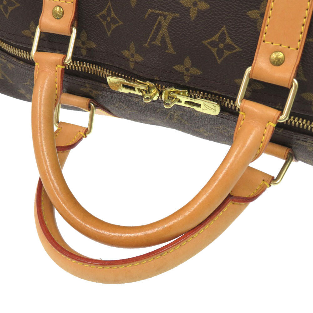 Luxury Women's Handbag | LOUIS VUITTON Boston Duffel bag Monogram canvas Brown Monogram Keepall bandouliere60 mens